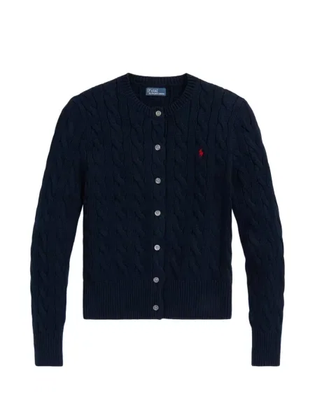 Pulover Polo Ralph Lauren cu autograf din fleece portocaliu