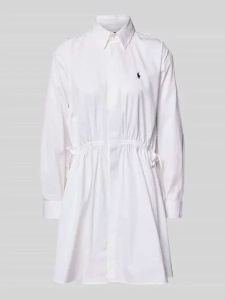 Polo Ralph Lauren sukienka koszulowa MW CTN PW-WVN-DRESSES biała