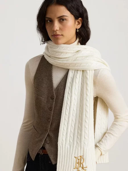 Шерстяной шарф Lauren Ralph Lauren