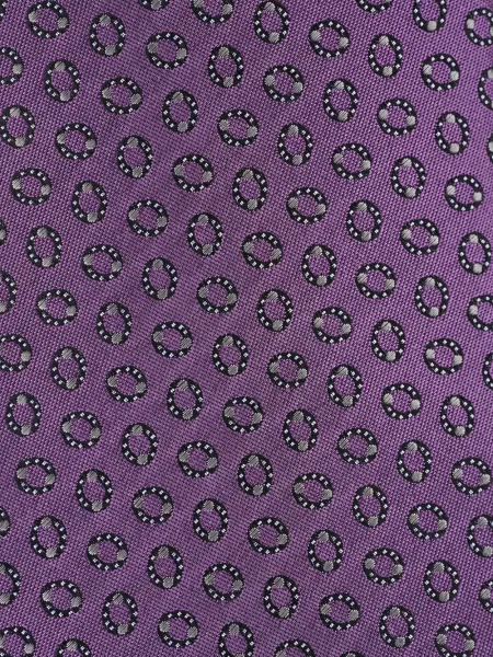 Cravată Zegna cu imprimeu geometric violet