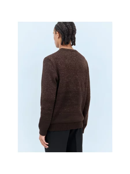 Sweter Gucci z cekinami z kaszmiru brązowy