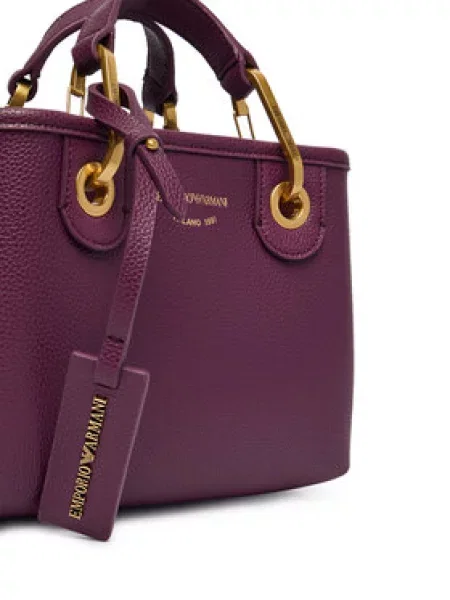Torbica Emporio Armani Tamnocrvena ljubičasta
