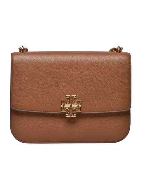 Torebka Tory Burch skórzana brązowa