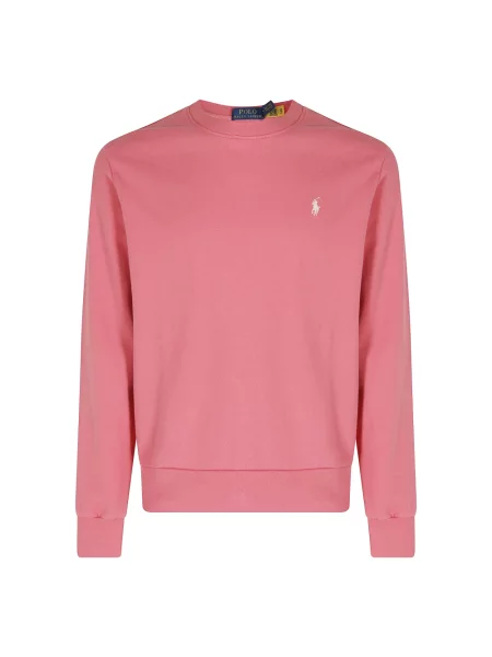 Haftowana bluza nierozpinana Polo Ralph Lauren czerwona