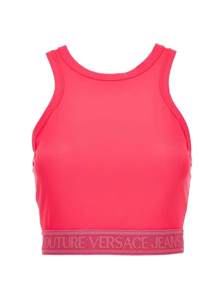 Top Versace Jeans Couture różowy