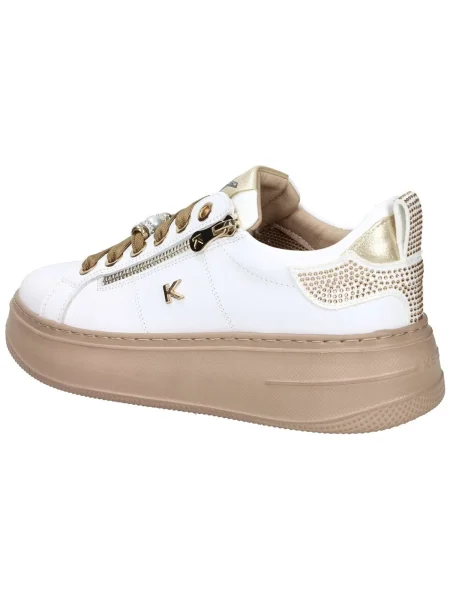 Pantofi Keys alb