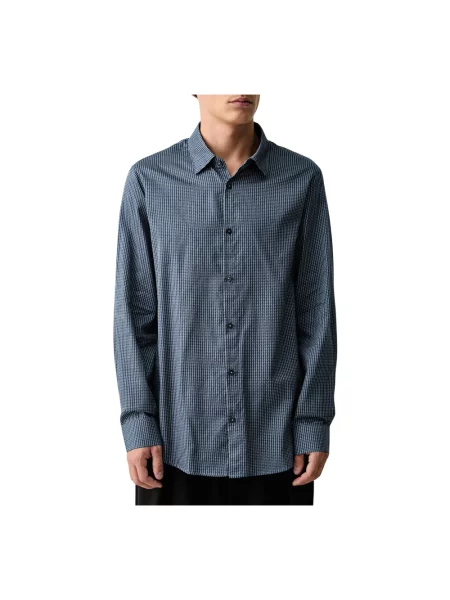 Koszula Armani Exchange casual niebieska