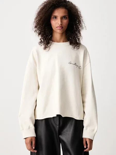 Maison Margiela hanorac oversized din pentru femei