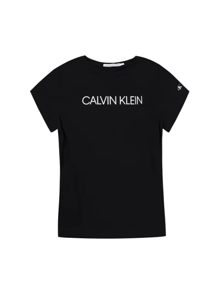 Calvin Klein Jeans T-Shirt Institutional Slim Fit μαύρο
