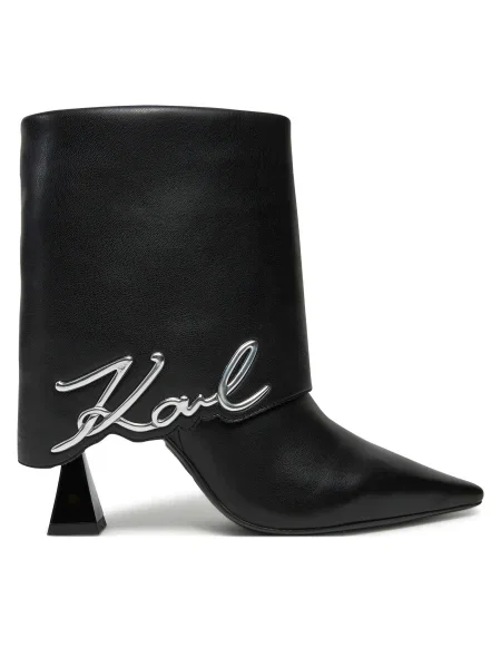 Botine KARL LAGERFELD negru