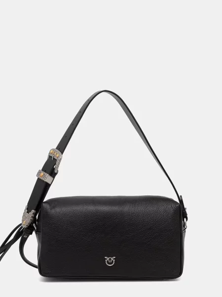 Geanta crossbody Pinko din piele negru