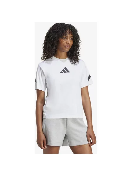 Koszulka Adidas Z.N.E. Krótki Rękaw Czysty Czarny XS biały