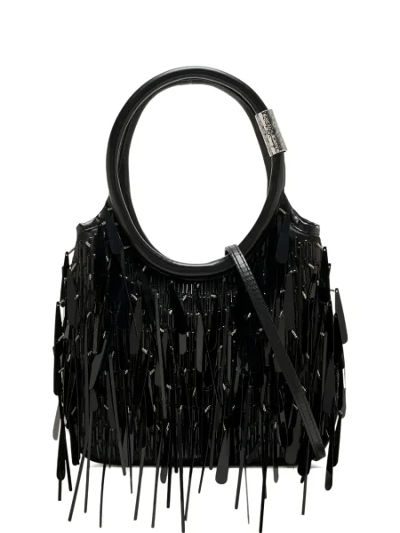 Torebka Sam Edelman z koralikami czarna