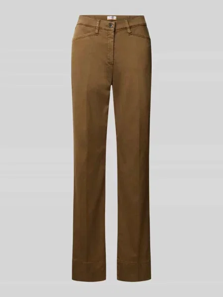 Super krój slim fit Wąskie spodnie z mieszanka lyocellu i bawełny model LORELLA' Raphaela By Brax