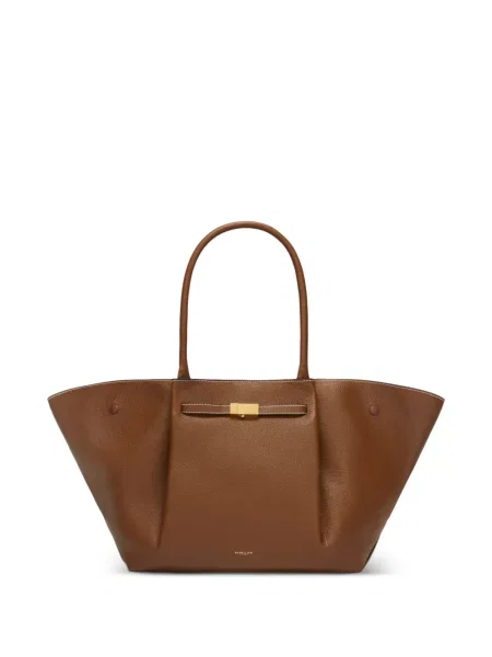 Geantă shopper Demellier maro