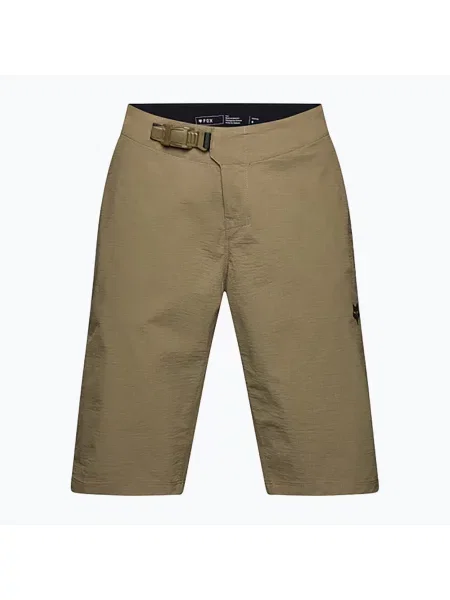 Дамски къси панталони за колоездене Fox Racing Ranger Liner W military зелено