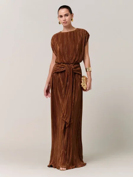Sável Rochie de seară Zarina închis portocaliu