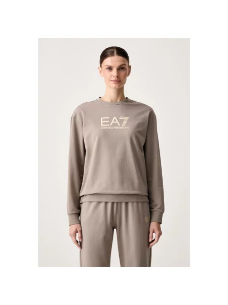 Komplet dresowy Emporio Armani Ea7 beżowy
