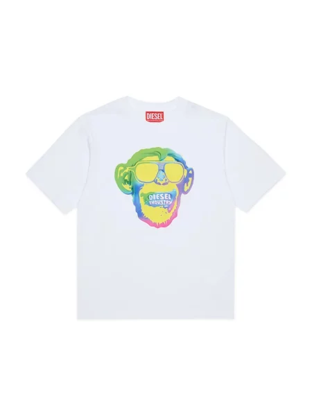 Diesel gyerek póló TMONKEY OVER T-SHIRT fehér