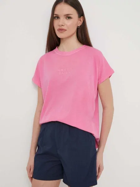 Тениска North Sails розово