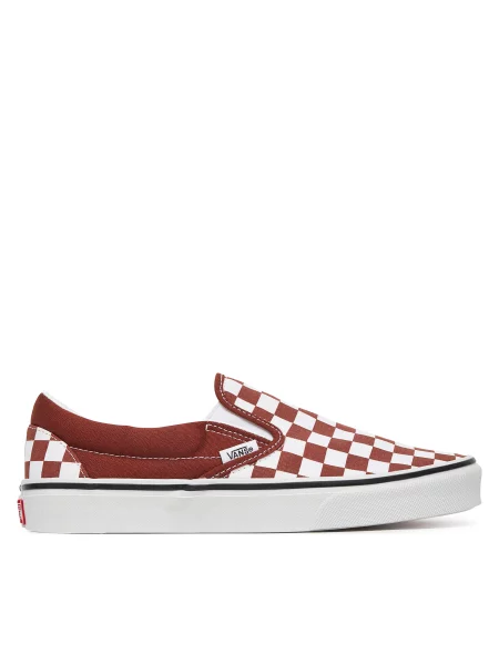 Klasične slip on tenis superge Vans rdeča