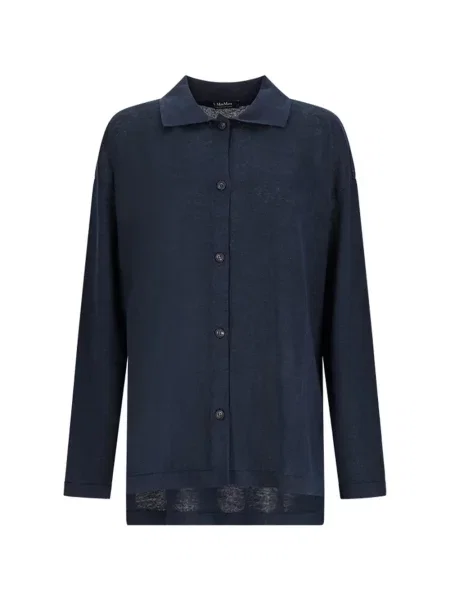 Galléros kardigán 's Max Mara kék