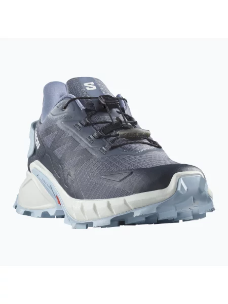 Buty do biegania Salomon Supercross 4 grisaille/white/cashmere blue białe