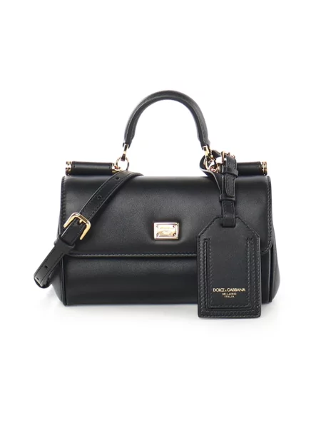 Torebka Dolce And Gabbana skórzana czarna