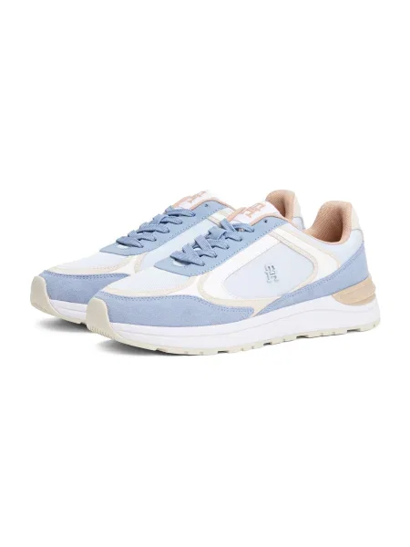 Dámske topánky Tommy Hilfiger Casual Fashion Runner Mix breezy blue/brisk blue modrá