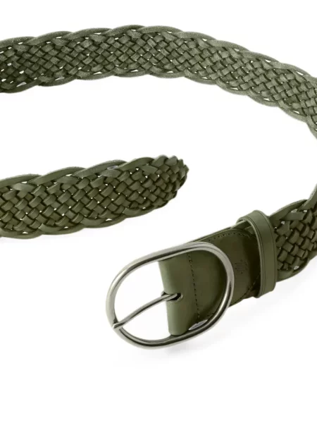 Cu centură curea Dragon Diffusion din piele verde