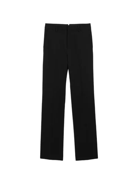 Pantaloni Ami Paris de lână negru