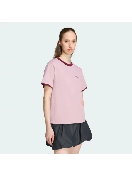 Koszulka z wyszywaną grafiką Seasonal Essentials Colorpop czerwona