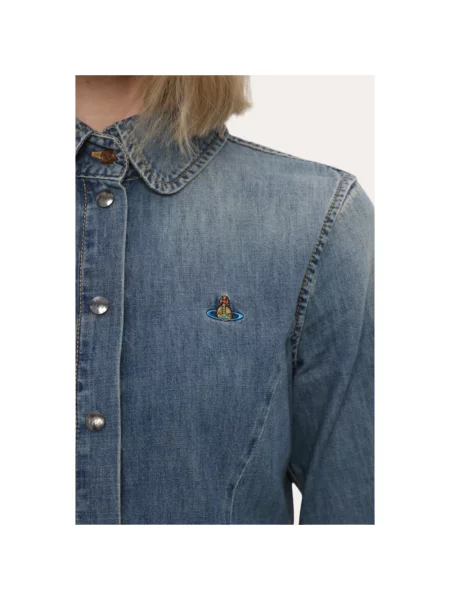 Sukienka jeansowa Vivienne Westwood niebieska