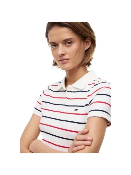 Póló Tommy Jeans fehér