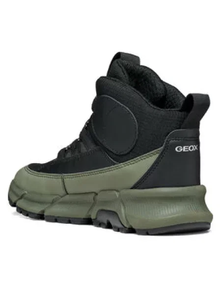 Geox Auliniai batai J Flexyper Plus Boy B Abx M Tamsiai žalia