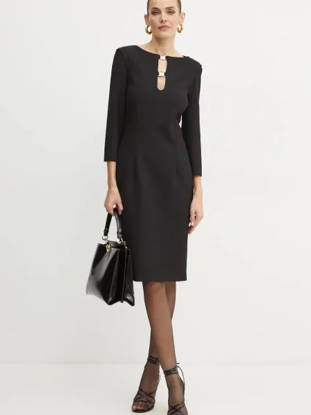 Simona Corsellini rochie mini mulata negru