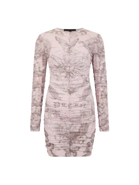Sukienka mini Philipp Plein tiulowa różowa
