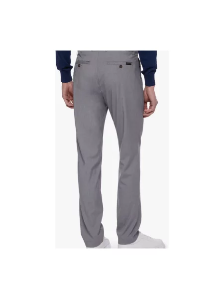 Spodnie Brooks Brothers ze stretchu szare