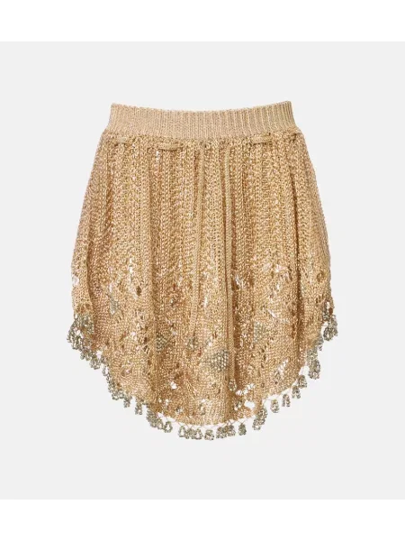 Fustă Rabanne auriu