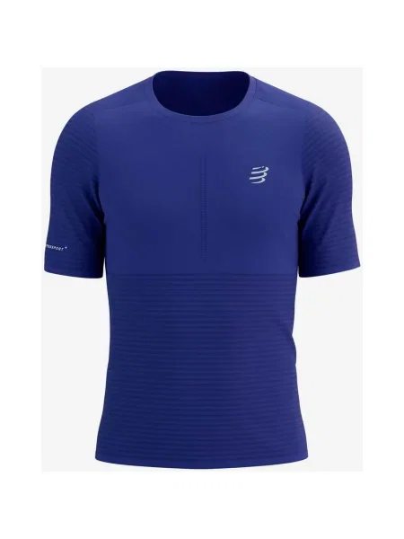 Koszulka Compressport Pro Racing krótki rękaw ultramaryna XL niebieski