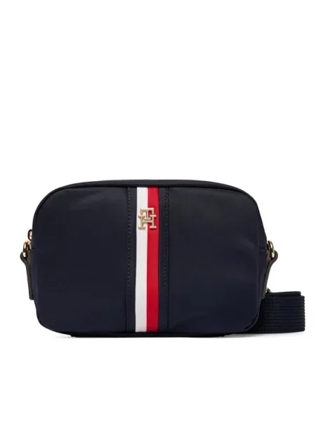 Geantă Tommy Hilfiger Popette Camera Bag Corp Bleumarin albastru