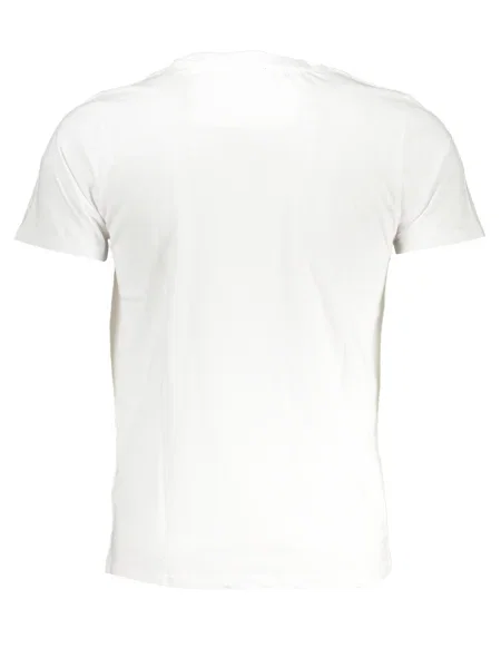 Tricou Cavalli Class scurt alb