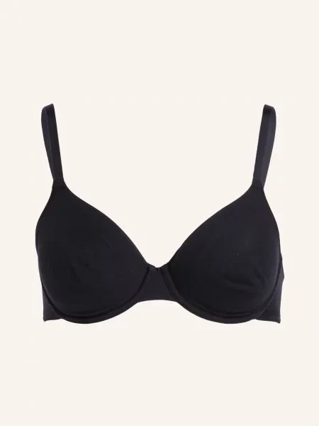Hanro Biustonosz Z Fiszbinami Cotton Sensation schwarz beżowy