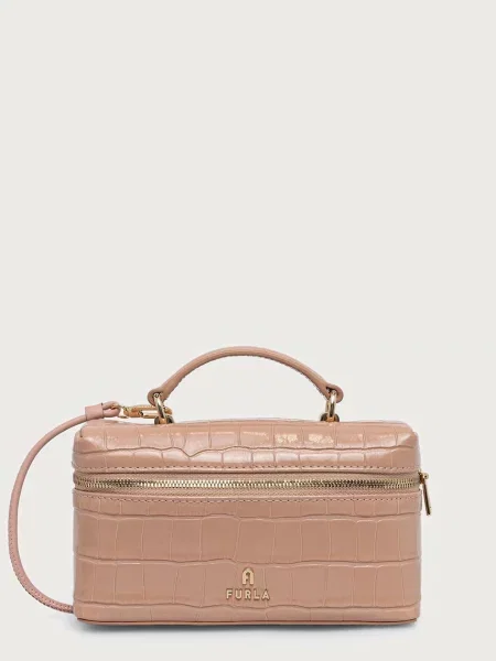 Furla Geantă Camelia Micro deschis roz