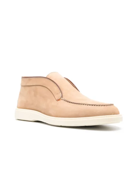 Kožené slip on kotníkové boty Santoni