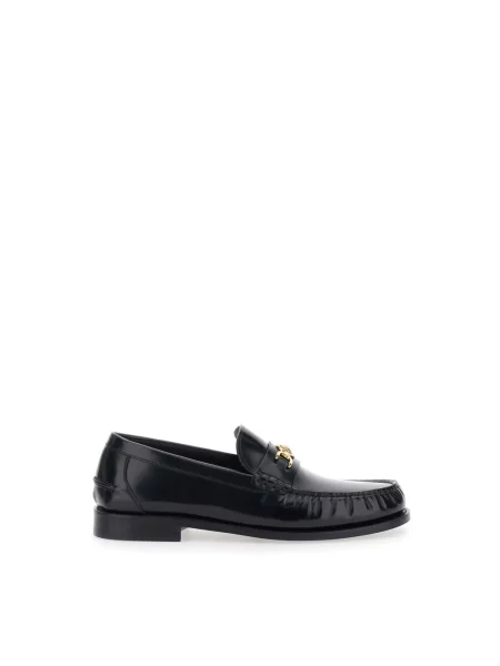 Półbuty Versace Medusa eleganckie czarne