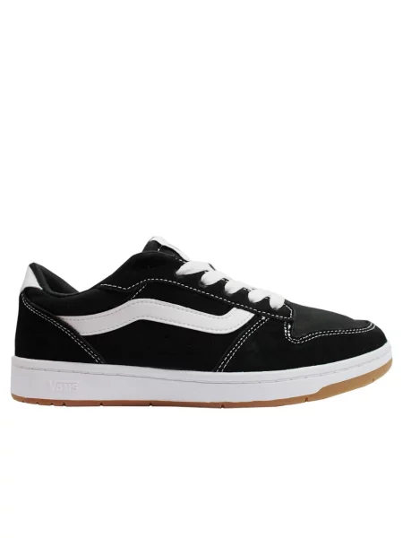 Sneakersy Vans skórzane czarne