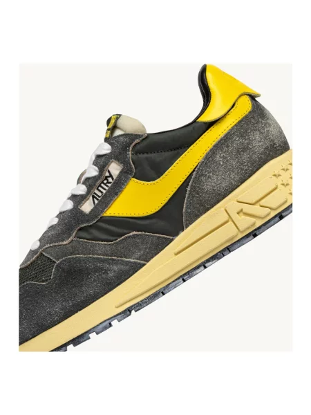 Sneakersy Autry zamszowe zielone