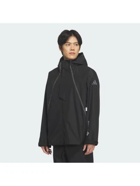 Adidas Terrex Funkční Bunda Xploric Gtx / tmavě šedá černá