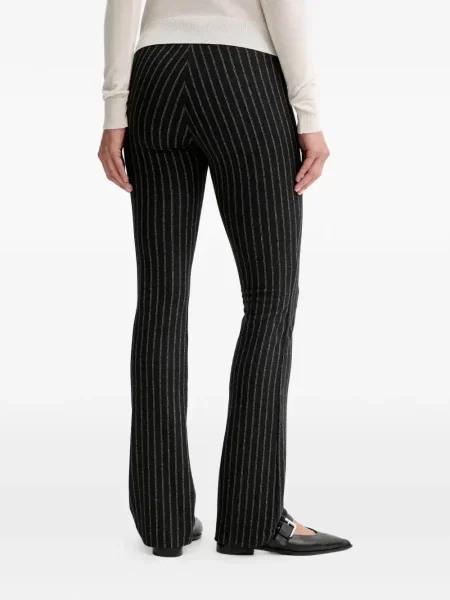 Pantaloni Sessun cu dungi negru